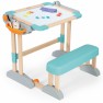 Medinis daugiafunkcis rašomasis stalas su suoliuku ir magnetine piešimo lenta vaikams | Sulankstomas |  Smoby